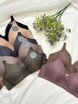 Seamless Self Print Bra Daily Wear