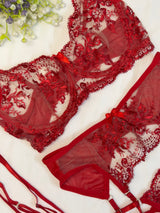 Red Garter Set