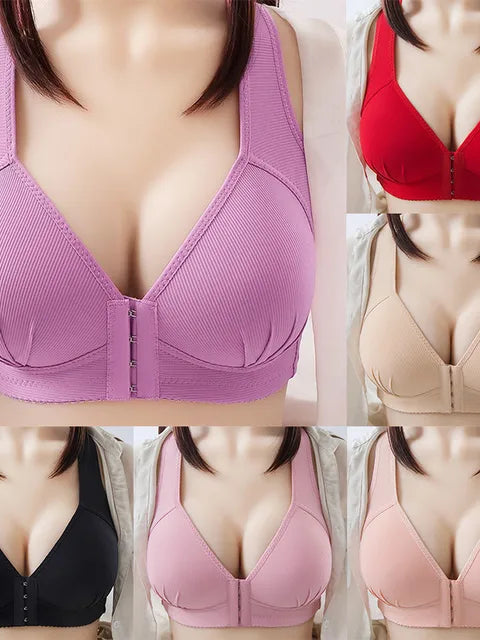 Front Open Hooks Full Coverage Bra