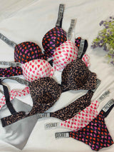 Premium VS Hearts Bra Set