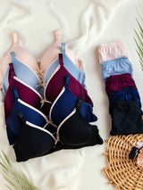 Seamless Thin Pad Smooth Bra and Panty Set