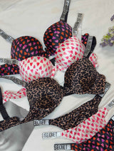 Premium VS Hearts Bra Set