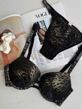 Premium VS Tiger Print Bra Set