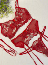 Red Garter Set
