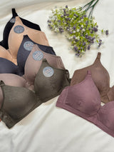 Seamless Self Print Bra Daily Wear