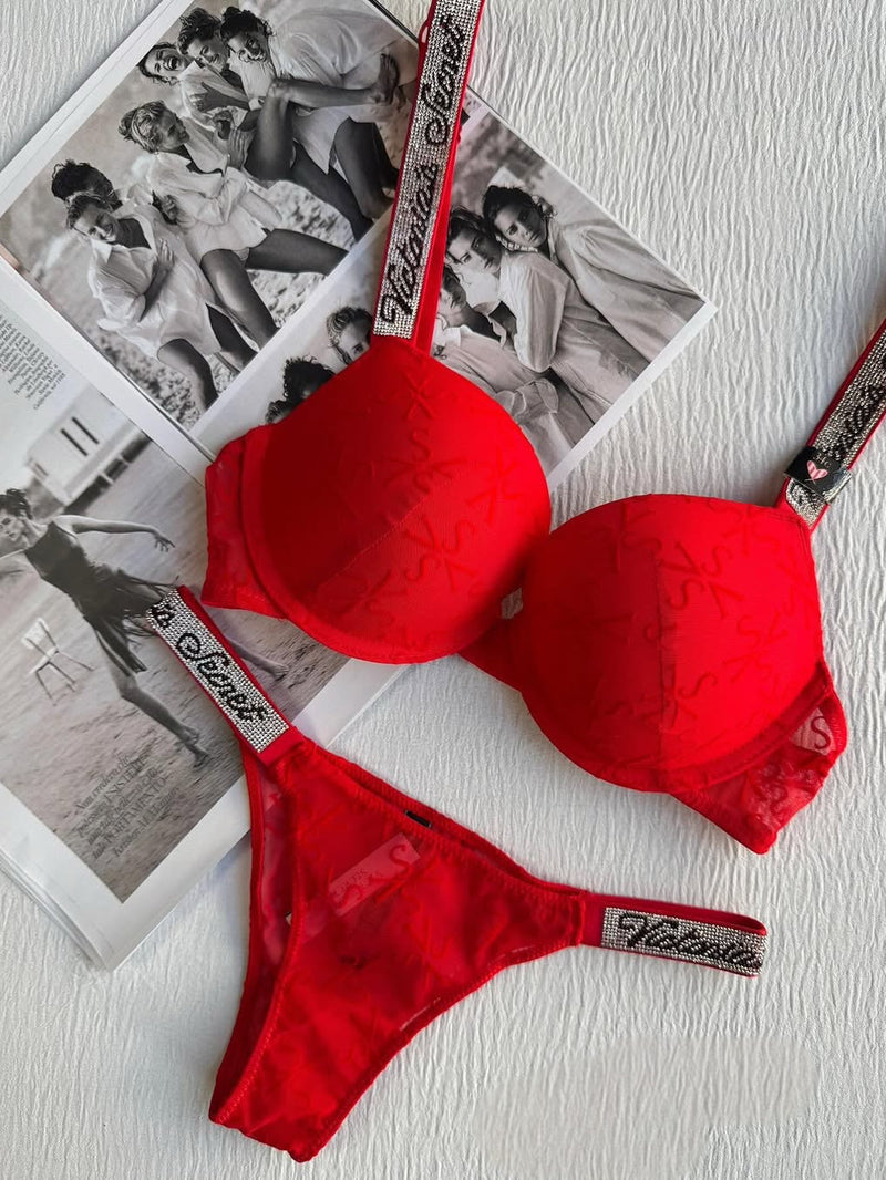VS Bra Set Pretty Red