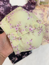 Floral Butter Soft Front Open Seamless Bra