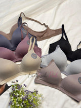 Seamless T-Shirt Stylish Bra Daily Wear